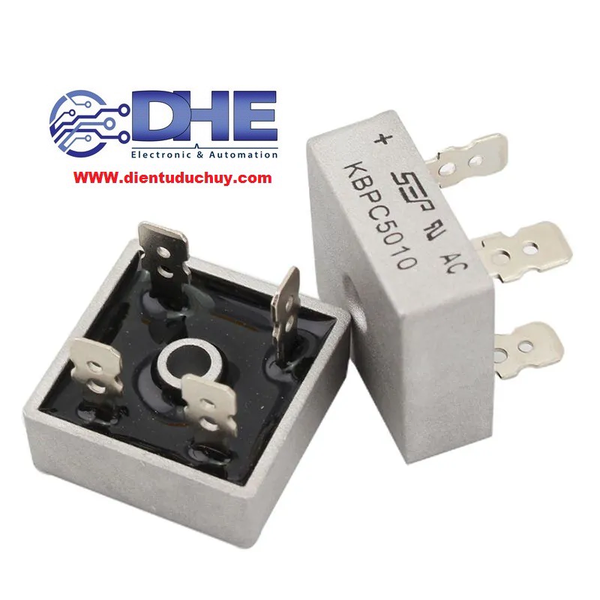 KBPC5010 - DIODE CẦU CHỈNH LƯU,  ĐIỆN ÁP TỐI ĐA 1000V, DÒNG ĐIỆN TỐI ĐA 50A