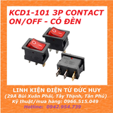 KCD1-101 3P contact ON/OFF - 15*21mm - có đèn