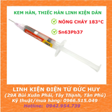 KEM HÀN, THIẾC HÀN LINH KIỆN DÁN SMD Sn63Pb37 - 138°C