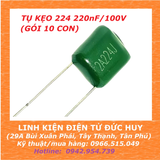 Tụ kẹo 224 220nF 100V(1 GÓI 10 CON)