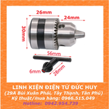 BỘ ĐẦU KẸP MŨI KHOAN B10, KẸP MŨI 0.6 - 6mm