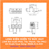 KF301 3P, domino 3 chân, 5.0mm