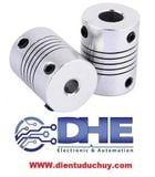 Khớp nối nhôm mềm trục 6.35mm - 6.35mm