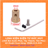 Khớp lục giác nối trục động cơ 3mm dài 18mm