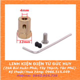 Khớp lục giác 4mm nối trục động cơ dài 18mm