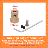 Khớp lục giác 5mm nối trục động cơ dài 18mm