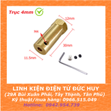 Khớp lục giác nối trục động cơ 4mm, dài 30mm
