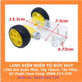 BỘ KHUNG XE ROBOT 3 BÁNH 2WD MICA, ĐẦY ĐỦ PHỤ KIỆN