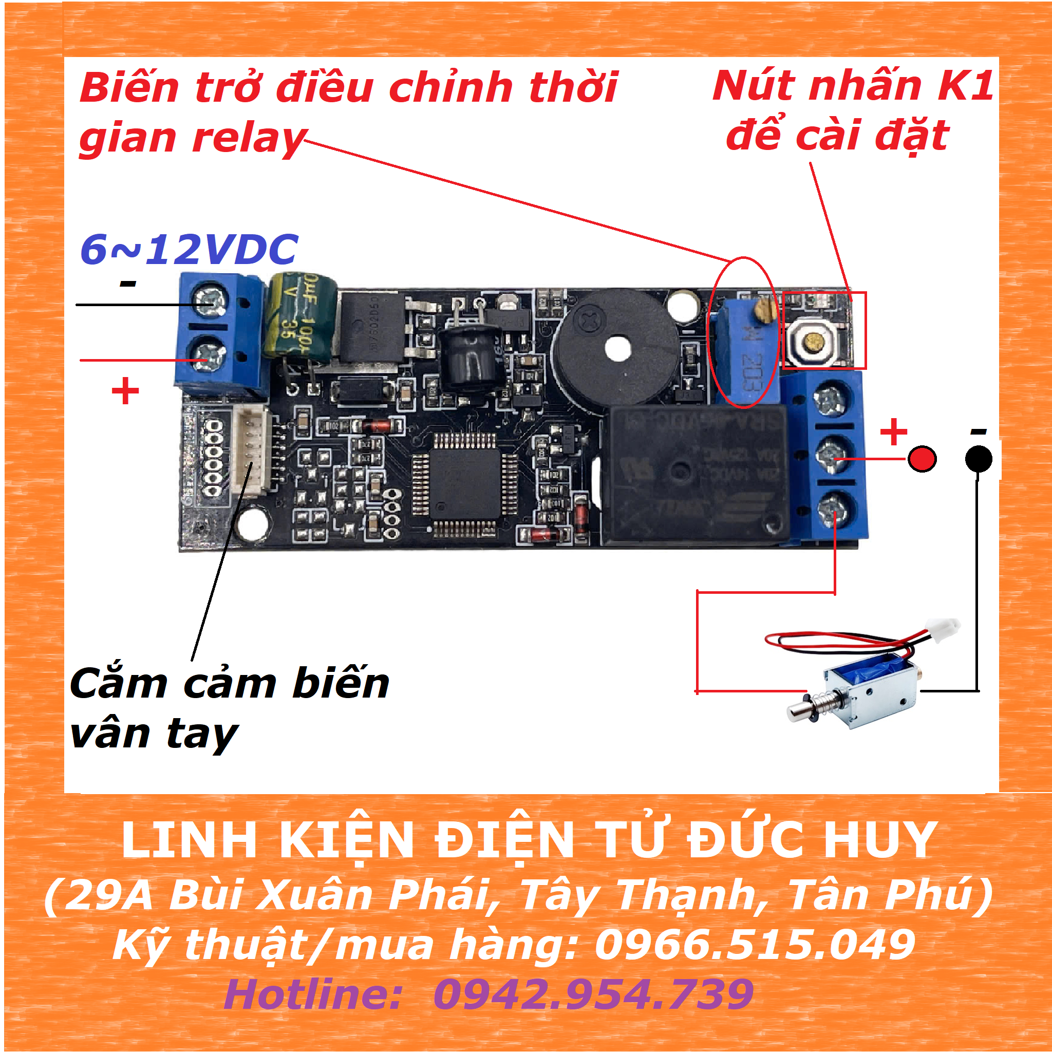 R503 K202 Combo nhận dạng và giải mã vân tay – LINH KIỆN ĐIỆN TỬ ĐỨC ...
