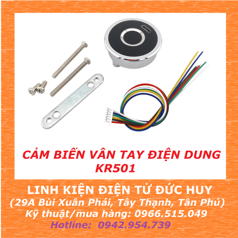 Mạch cảm biến vân tay điện dung KR501