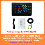 KWS AC301 Đồng hồ đo kỹ thuật số vạn năng Wat kế, Ampe kế, Volt kế AC