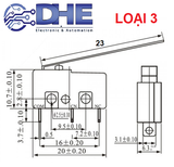 CONTACT HÀNH TRÌNH KW11-5A-250VAC