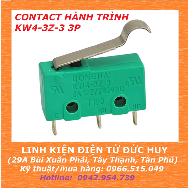 KW4-3Z-3 3P contact hành trình