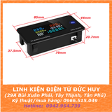 KWS DC200 50A Màn hình đo thông số điện đa chức năng Volt DC,Ampe,Wat,Nhiệt độ
