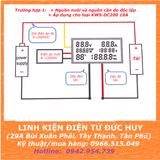 KWS DC200 50A Màn hình đo thông số điện đa chức năng Volt DC,Ampe,Wat,Nhiệt độ
