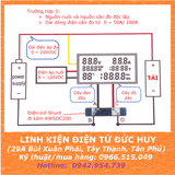 KWS DC200 50A Màn hình đo thông số điện đa chức năng Volt DC,Ampe,Wat,Nhiệt độ