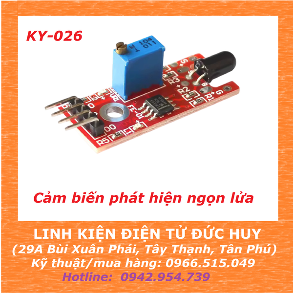 KY-026 Cảm biến phát hiện ngọn lửa