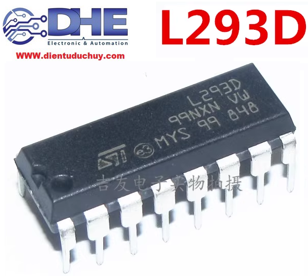 L293D - IC ĐIỀU KHIỂN ĐỘNG CƠ