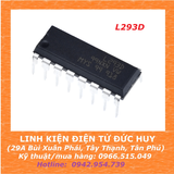 L293D - IC ĐIỀU KHIỂN ĐỘNG CƠ