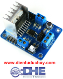 Module driver điều khiển động cơ DC/ Động cơ bước L298N - Xanh dương