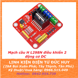 Mạch cầu H L298N V2.0 điều khiển 2 động cơ DC