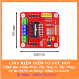 Mạch cầu H L298N V2.0 điều khiển 2 động cơ DC