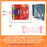 Mạch cầu H L298N V2.0 điều khiển 2 động cơ DC