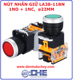 NÚT NHẤN GIỮ 22MM 25MM LA38 11BN (1NO+1NC)