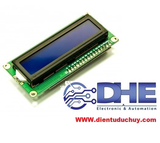 LCD1602 + I2C (NỀN XANH DƯƠNG, CHỮ TRẮNG) - ĐIỆN ÁP 5V