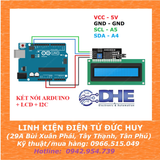 MÀN HÌNH LCD2004 + I2C, ĐIỆN ÁP 5V
