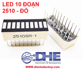 LED 10 ĐOẠN 2510 màu đỏ, màu xanh lá