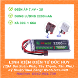 PIN LIPO 2S 7.4V 2200MAH, XẢ 30C