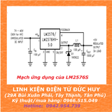 LM2576S 5V switching buck converter TO-263, DÒNG TẢI 3A