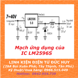 LM2596S 12 switching buck converter TO-263 (HẠ ÁP RA 12V, DÒNG 3A)
