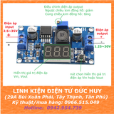 LM2596S HẠ ÁP DC-DC 3Ampe 75W, led hiển thị điện áp