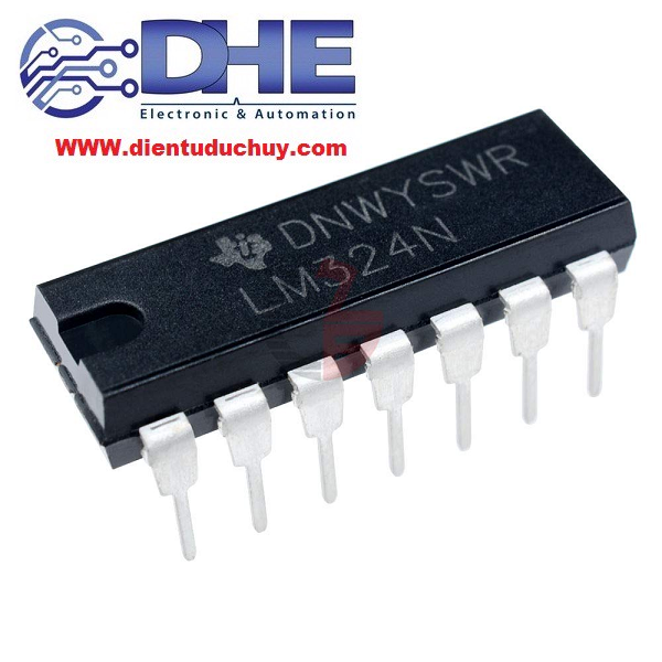 LM324N - OPAMP IC KHUẾCH ĐẠI THUẬT TOÁN, DIP 14, HÀNG CHẤT LƯỢNG TỐT