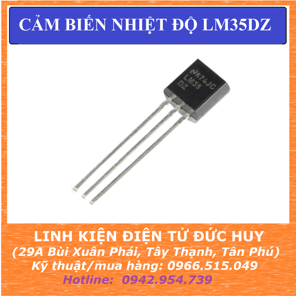 LM35DZ IC cảm biến nhiệt độ (Loại tốt)