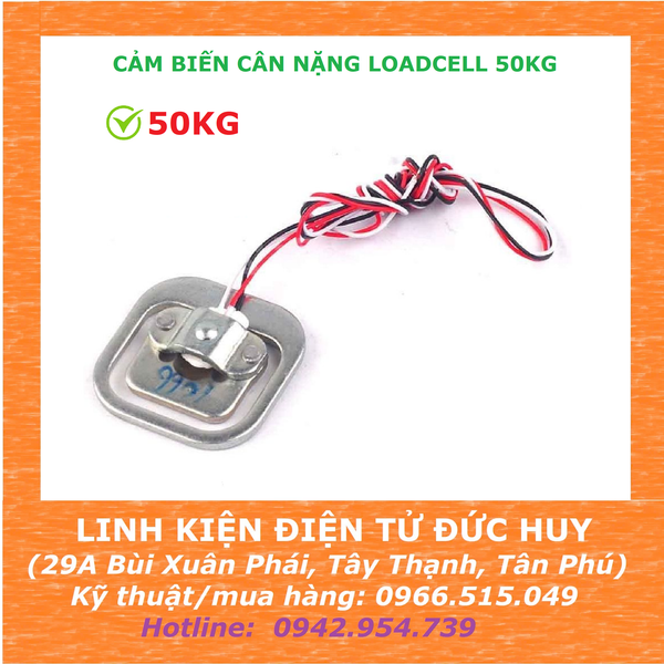 CẢM BIẾN CÂN NẶNG LOADCELL 50KG