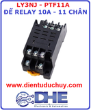LY3NJ PTF11A - ĐẾ RELAY 11 CHÂN, 10A