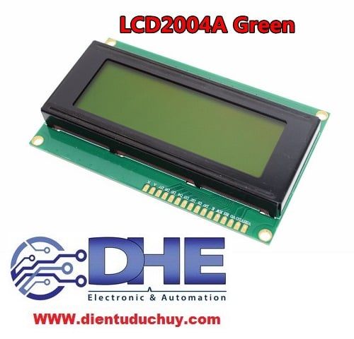 LCD2004 + I2C (LOẠI XANH LÁ CHỮ ĐEN ), ĐIỆN ÁP 5V