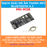 MH M38 MODULE MẠCH ÂM THANH BLUETOOTH 4.2, KẾT NỐI 2 LOA 5W