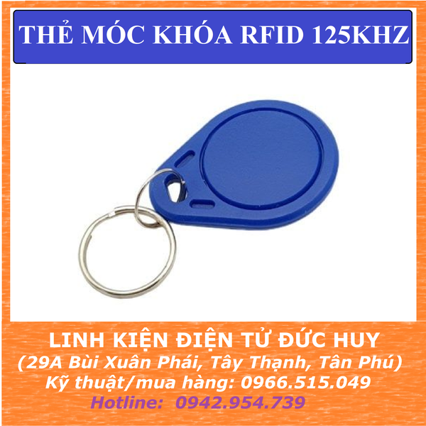 THẺ MÓC KHÓA RFID 125kHz