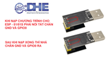 USB ADAPTER 8266 WIFI (MẠCH GIAO TIẾP MÁY TÍNH CHO WIFI ESP8266, ESP 01, ESP 01S...)