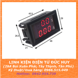 Đồng hồ tích hợp đo volt ampe dòng áp 0~100VDC, 10A 50A 100A có điện trở Shunt