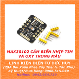 MAX30102 Cảm biến đo nhịp tim và oxy trong máu, board mạch đen chất lượng tốt