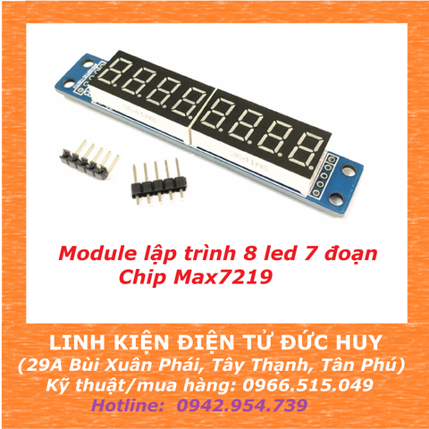 MODULE 8 LED 7 ĐOẠN MAX7219