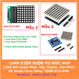 MODULE 1 LED MA TRẬN MAX7219 IC SMD MÀU ĐỎ