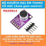 MAX9814 mạch tiền khuếch đại âm thanh Micro có bộ AGC (auto gain control)