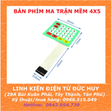 BÀN PHÍM MA TRẬN MỀM 4X5