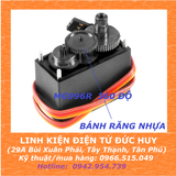 SERVO MG996R 360 ĐỘ, BÁNH RĂNG NHỰA + KIM LOẠI